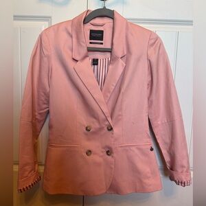 Scotch & Soda Blush Double-Breasted Blazer